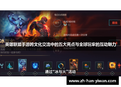英雄联盟手游跨文化交流中的五大亮点与全球玩家的互动魅力